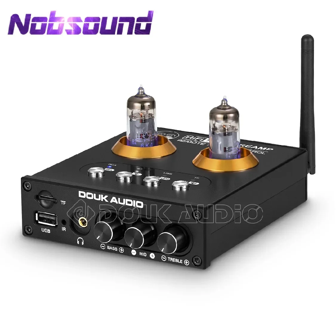 Nobsound Mini Bluetooth 5.0 Tubo A Vuoto Preamplificatore Hifi Stereo Ricevitore Lettore Usb Audio Amplificatore Per Cuffie