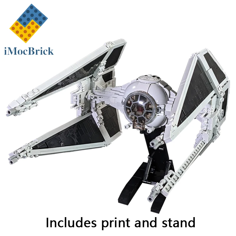 1018 Parti Mocs Star Movie Bricks Set Astronave Imperiale Tie Interceptor Starfighters Kit Building Blocks Giocattoli Per Bambini Regalo Per Ragazzi
