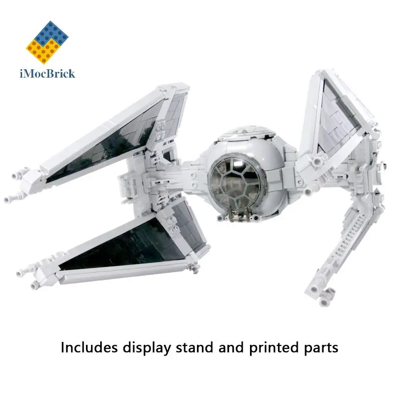 741 Parti Mocs Star Movie Bricks Set Imperia Tie Interceptor Starfighters Fighter Kit Building Blocks Giocattoli Per Bambini Regalo