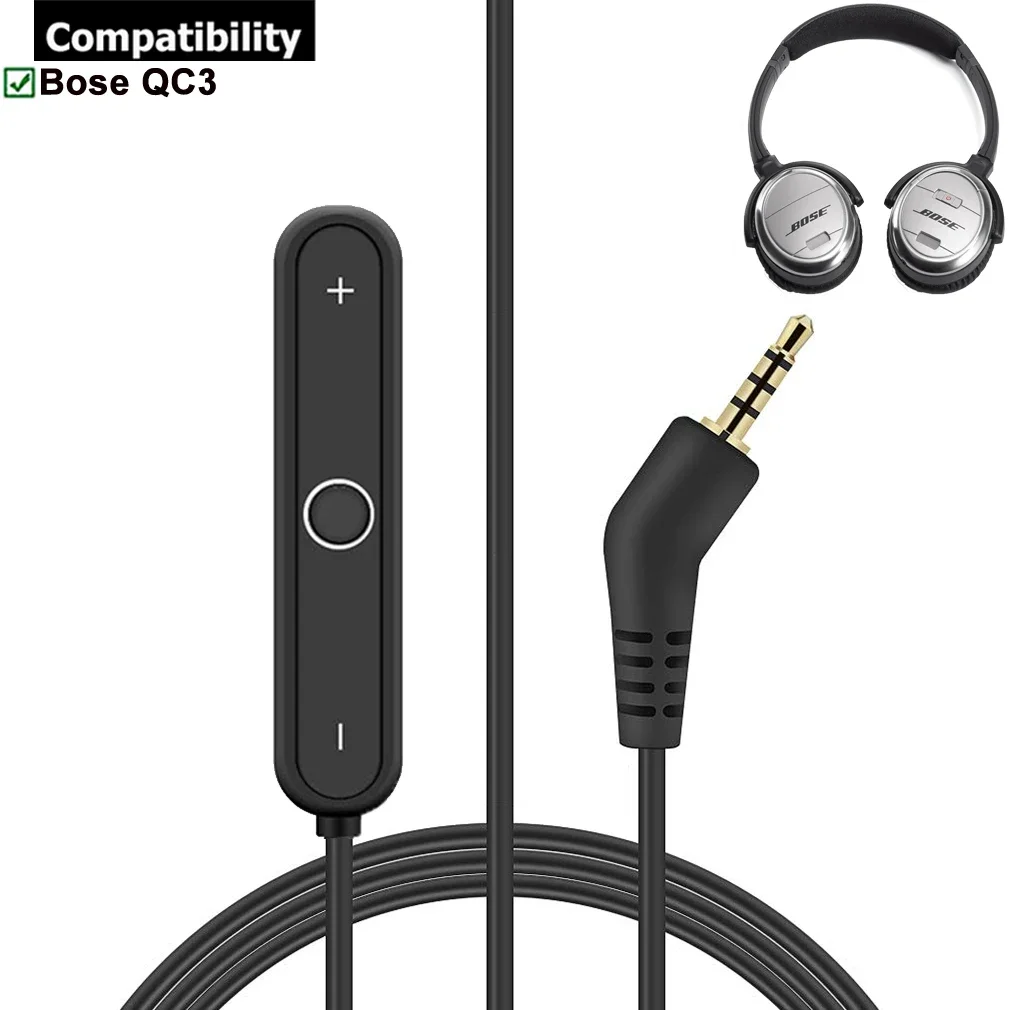 Ricevitore Musicale Vivavoce Bluetooth 5.0 Adattatore Audio Stereo Wireless Per Cuffie Bose Qc3 Quietcomfort 3