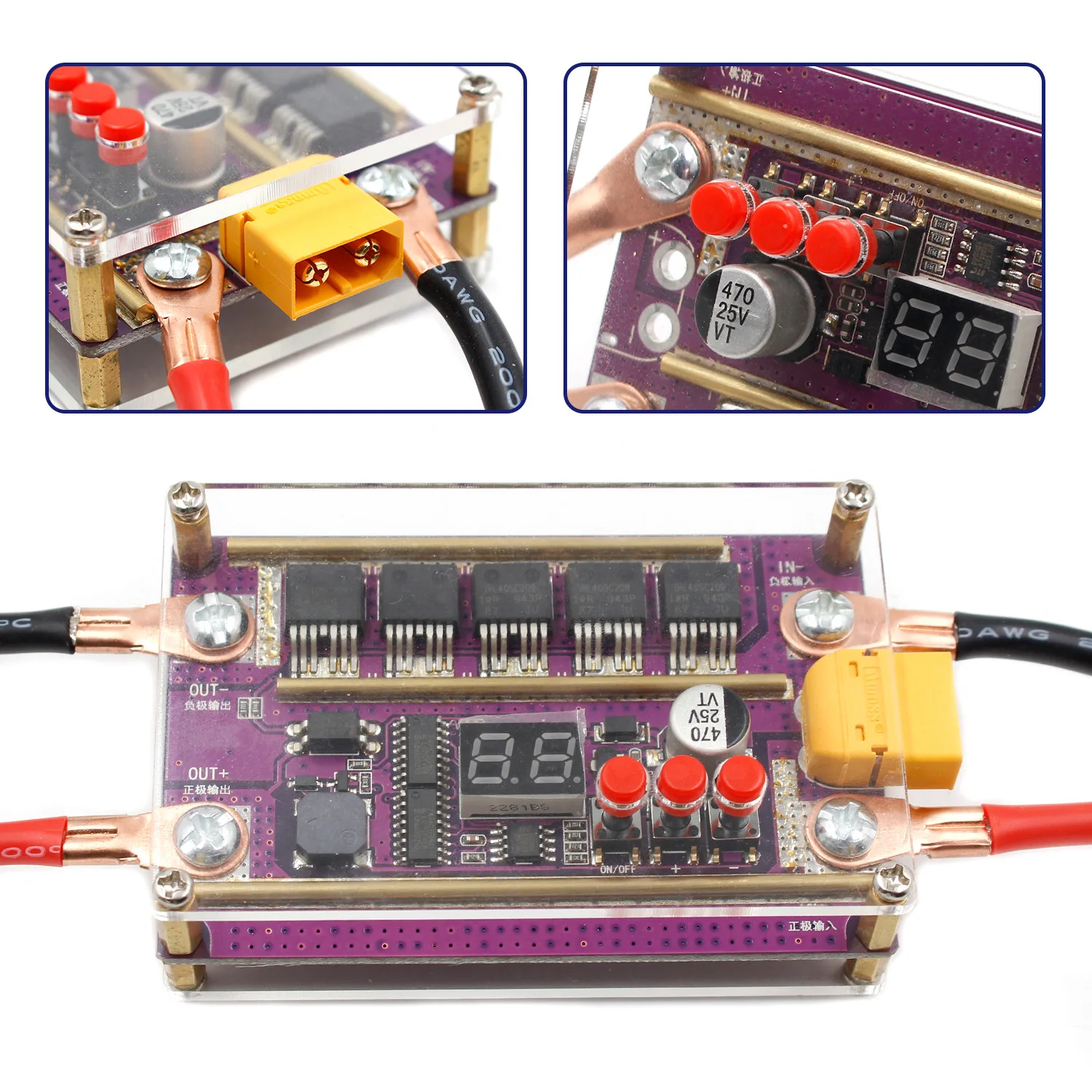 12V Spot Welder Kit Fai Da Te 99 Marce Di Potenza Regolabile Spot Welding Control Board Per 18650 Batteria 0.05-0.3Mm Foglio Di Nichel