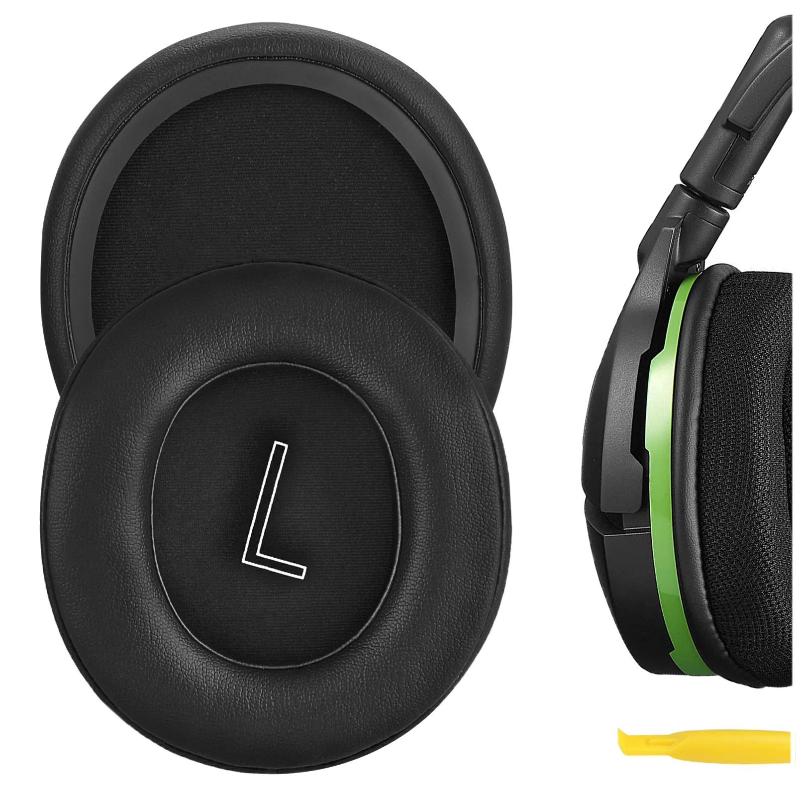 Geekria Cuscinetti Auricolari Di Ricambio Quickfit Per Turtle Beach Stealth 600, Stealth 500, Stealth 400, Stealth 300 Cuffie Cuscino Per L'Orecchio