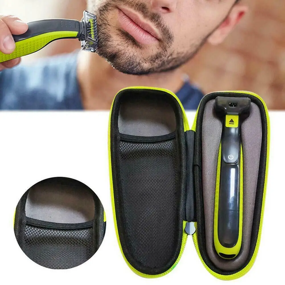 Per Philips One Blade Qp2530/2520 Borsa Portaoggetti Per Rasoio Eva Hard Box Custodia Da Viaggio Portatile Custodia Impermeabile Accessori Nero