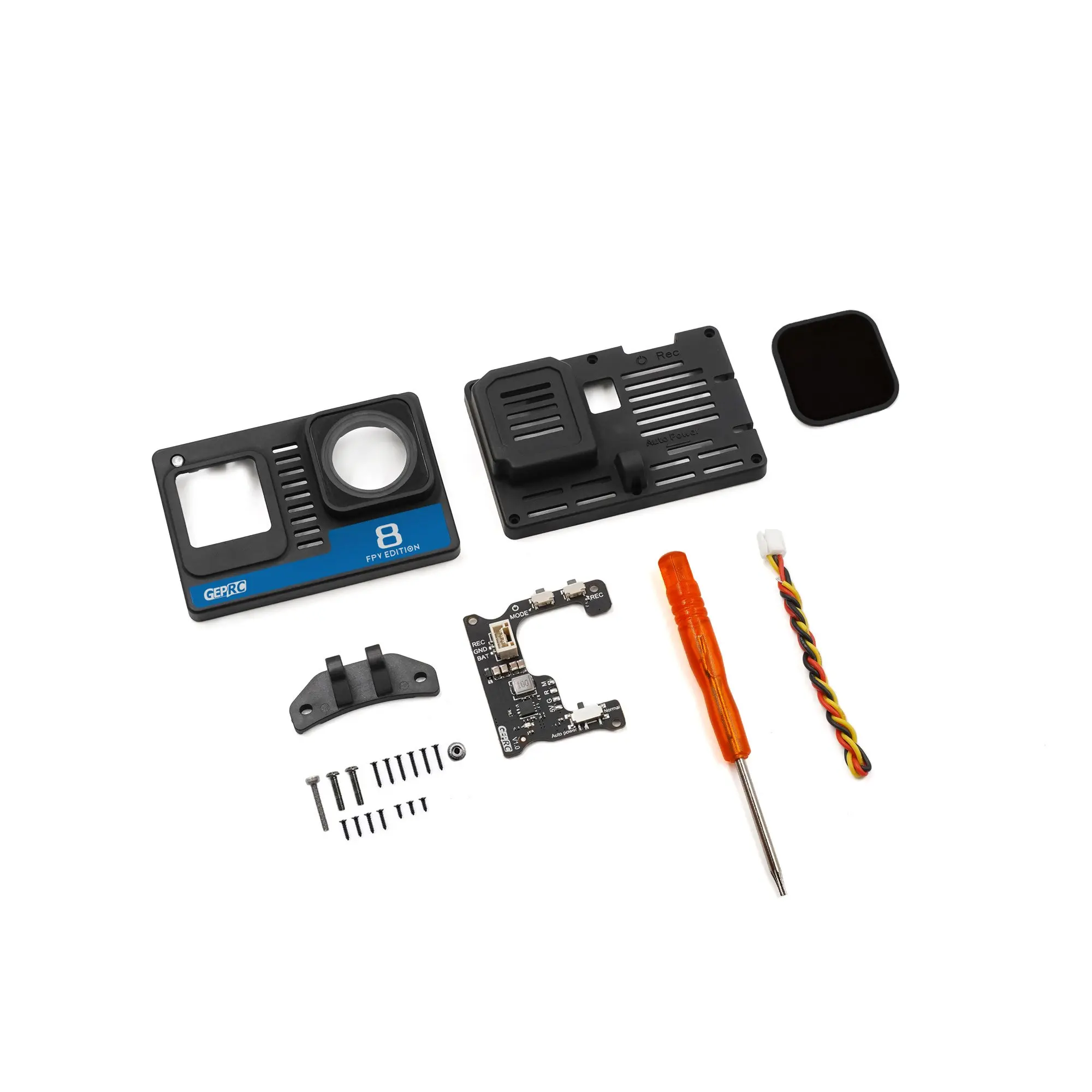 Custodia Nuda Geprc Con Scheda Bec Nd16 Per Gp Hero 8 Fotocamera Completa Cinelog25 Cinelog30 Cinelog35 Fpv Cinewhoop Droni Parti Fai Da Te