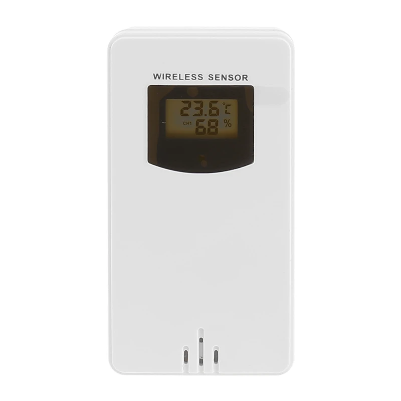 Digital Temperatura Umidità Sensore Wireless Misuratore Igrometro Termometro Elettronico In/Outdoor Utilizzato Per W/ Weather Stat