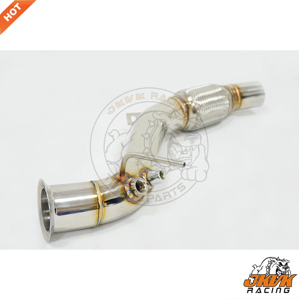 Jkvk Downpipe Scarico Downpipe Per Motore N47 2,0 Diesel Dpf 116D 118D 120D 123D 320D E Serie 2006-2013