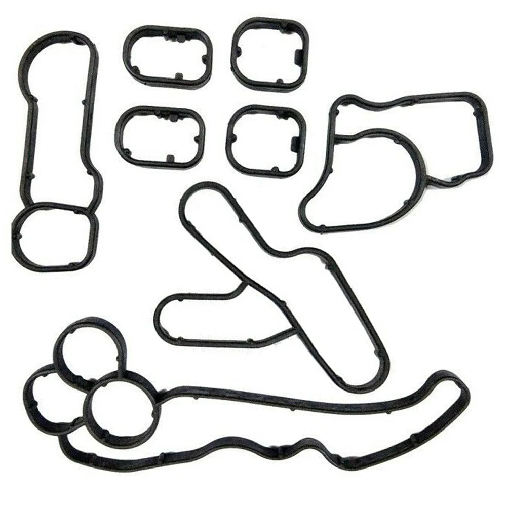 Set Guarnizioni 8 Pezzi Radiatore Olio Ricambi Interni Per Bmw N47 N57 4 + 6 Cilindri Diesel N47 N57 11428580680 11428580681 11428580682