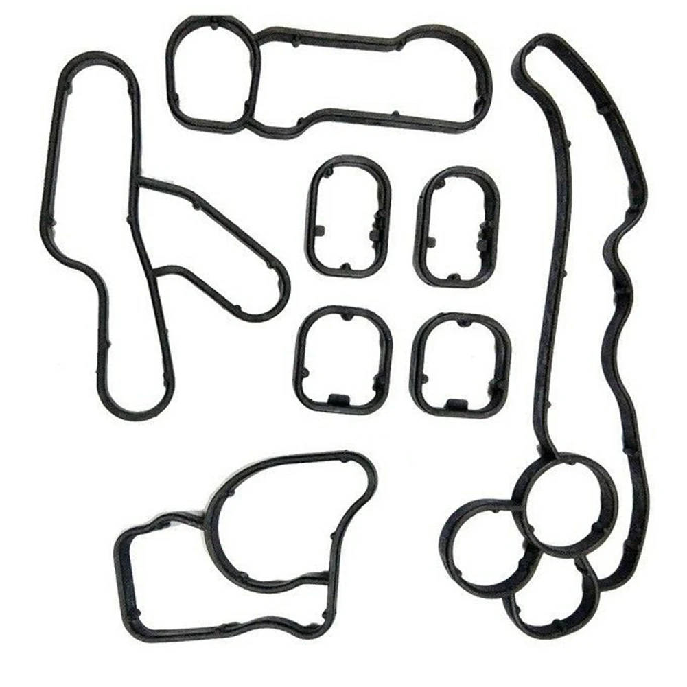 Set Guarnizioni In Plastica Nera Radiatore Olio Per Bmw N47 N57 4 + 6 Cilindri Diesel N47 N57 11428580680 Accessori Per Veicoli