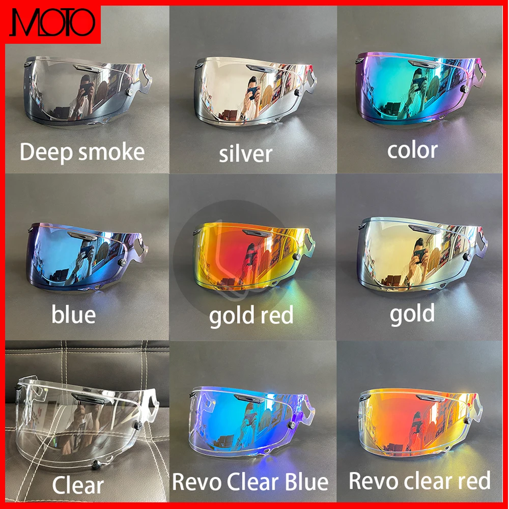 Moto Completa Viso Visiera Del Casco Lente Occhiali Caso Per Arai Rx-7X Rx7X Corsair-X Rx-7V Vas-V