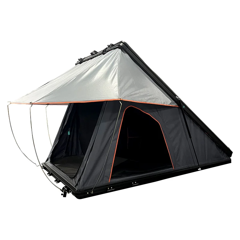 2021 Maggiolina Tenda Da Tetto Hard Shell Auto In Alluminio 4X4 Pieghevole Per Pannello Solare