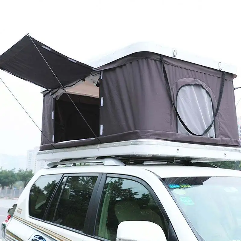 Tenda Per Veicoli Pop-Up 4 Stagioni Roof Box Bed Soft Shell Alluminio Maggiolina Roof Top Tenda A Prezzi Accessibili Hard Shell Suv Roof Top