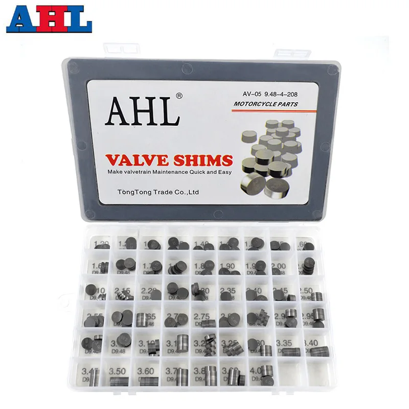 208Pcs Moto Regolabile 9.48 Millimetri Valvola Shim Kit Per Yamaha Ttr250 Tt-R250 Wr400F Wr426F Wr450F Fjr1300 Vmx1700 V-Max Vmx 1700