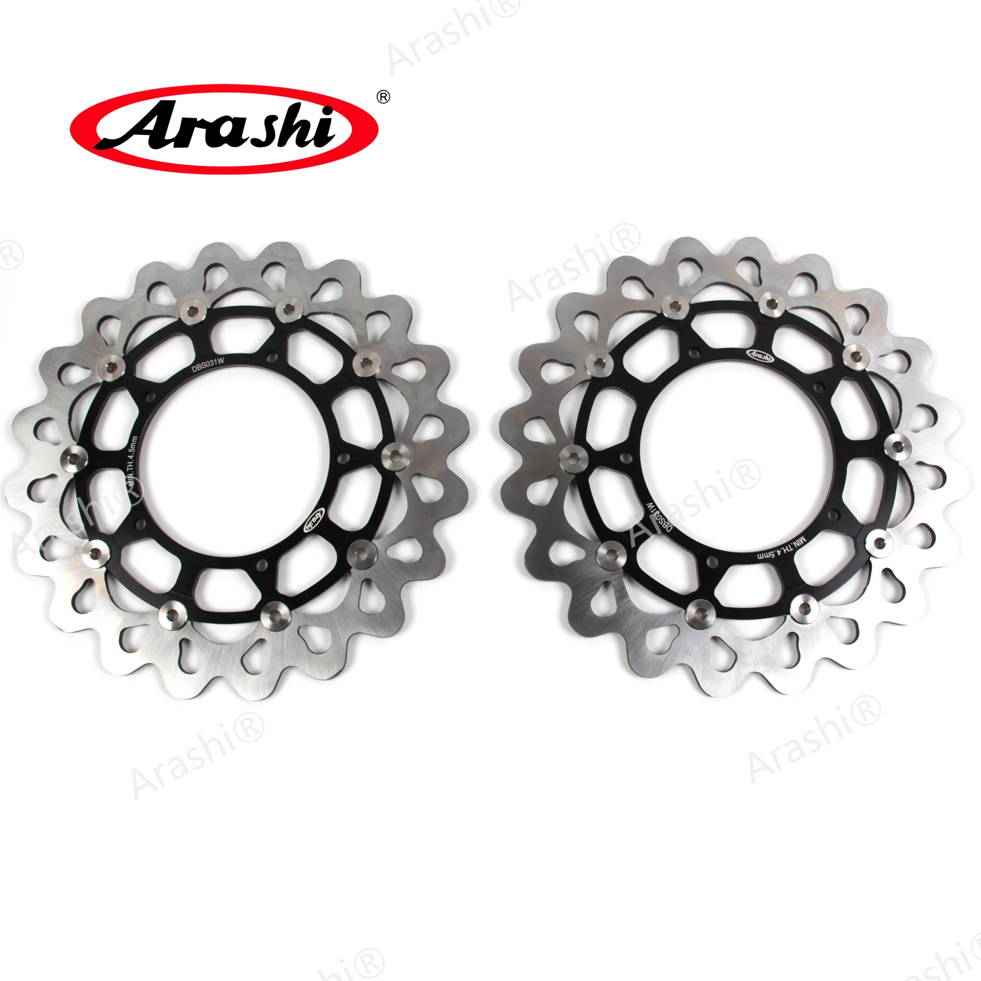Arashi Disco Freno Anteriore Per Yamaha V Max 1700 2009-2016 Cnc Dischi Freno Rotori V-1700 V1700 V-Max 1700 2010 2011 2012 2013 2014