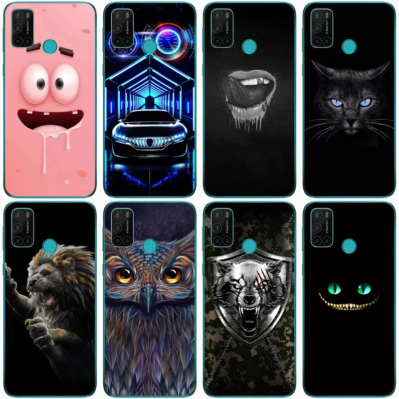Per Vsmart Joy 4 Custodia Rose Wolf Custodia Con Motivo Carino Custodia Morbida In Silicone Per Telefono Vsmart Joy 4 Di Alta Qualità