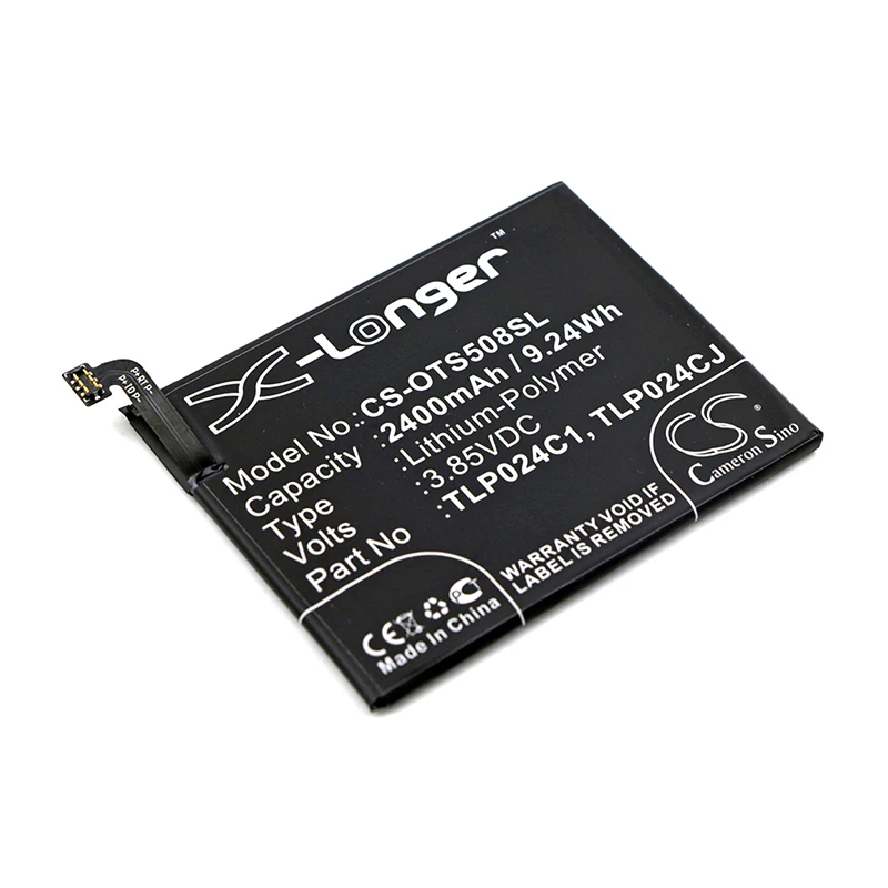 Batteria 2400Mah Tlp024C1 Per Vodafone Smart N9 Lite Smart N8 Vfd-610 Vfd620