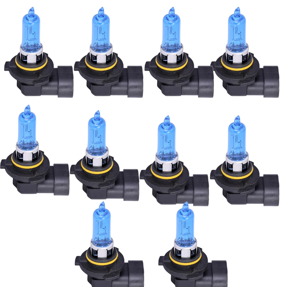 10Pcs 9005 Hb3 65W 6000K Halogen Bulb Light Car Accessories Lighting Car Headlight Bulbs Car Led Headlight Auto Accessoires