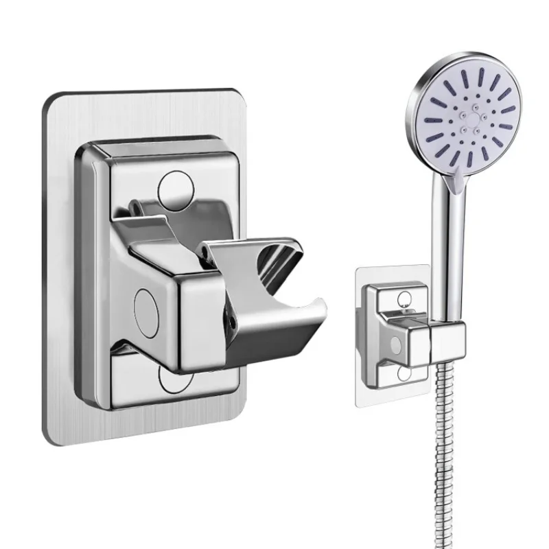 Supporto De Pomme De Douche Auto-Adhésif Murale Regolabile, 1 Pezzo, Accessori De Salle De Bain