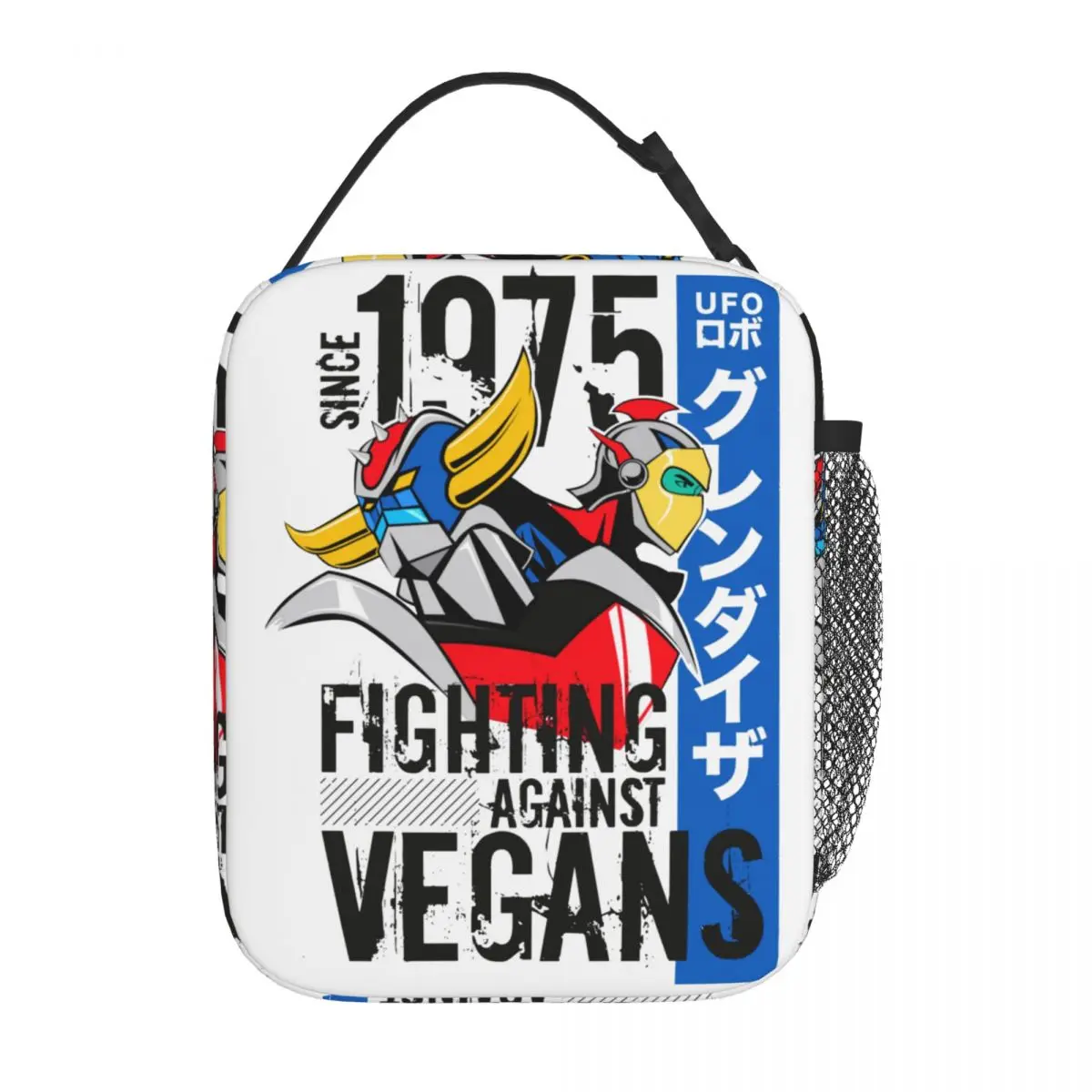 Lunch Box Isolato 1975 Ufo Robot Grendizer Merch Robo Goldorak Goldrake Robot Lunch Food Box Causale Thermal Cooler Lunch Box