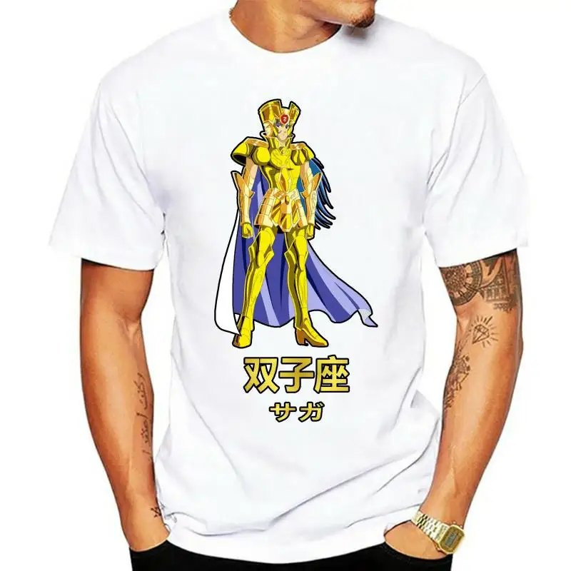 Saint Seiya Gemini 3 Anime Manga Series Japan T Shirt Black Basic Tee