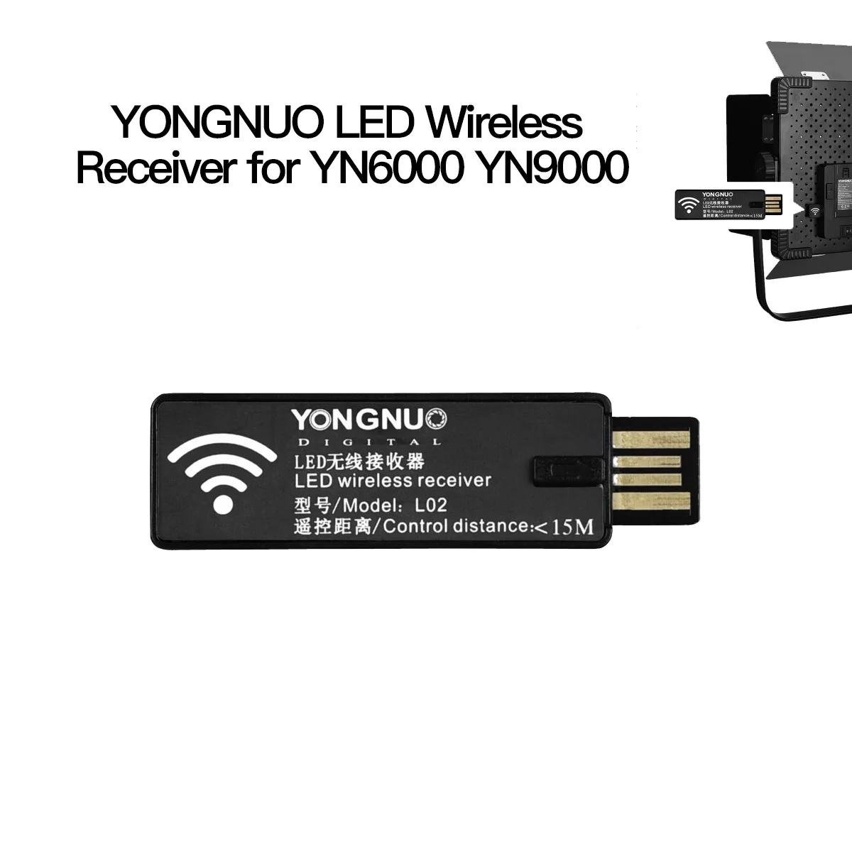 Ricevitore Wireless Led Yongnuo Per Yn6000 Yn9000