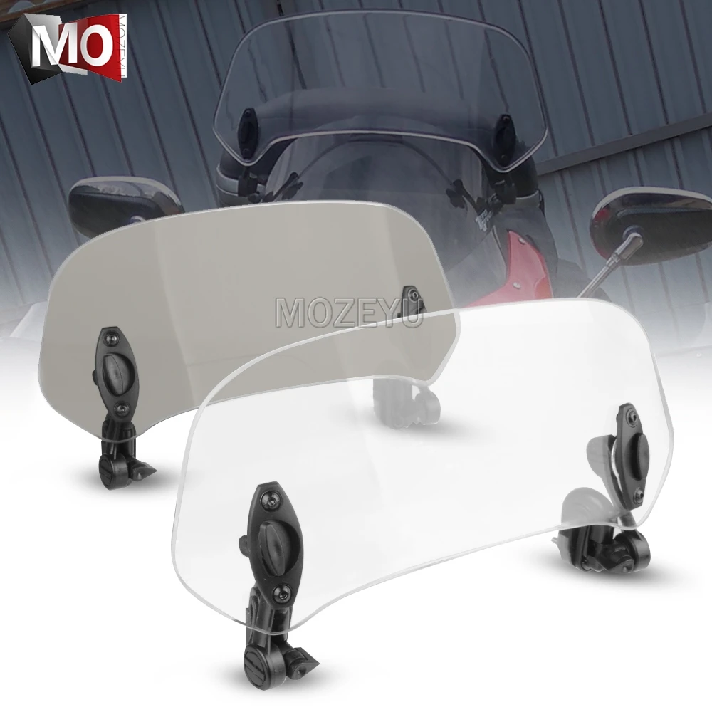 Deflettore Aria Parabrezza Spoiler Estensione Parabrezza Moto Per Piaggio Nrg Power Dd Medley 125 150 4T Ie Abs Mp3 500 Lt