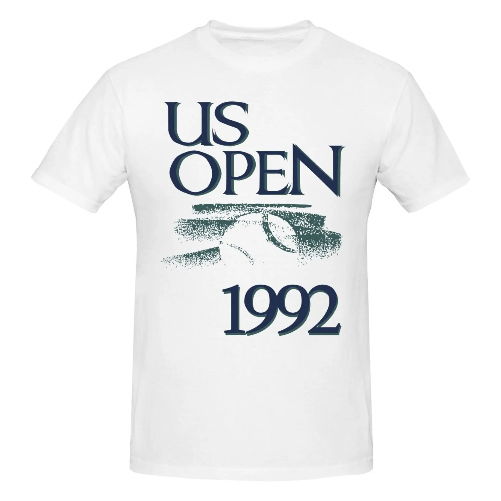 Maglietta Da Tennis Aperta Vintage 1992 Us L Bianca Andre Agassi Pete Samplas Anni '90