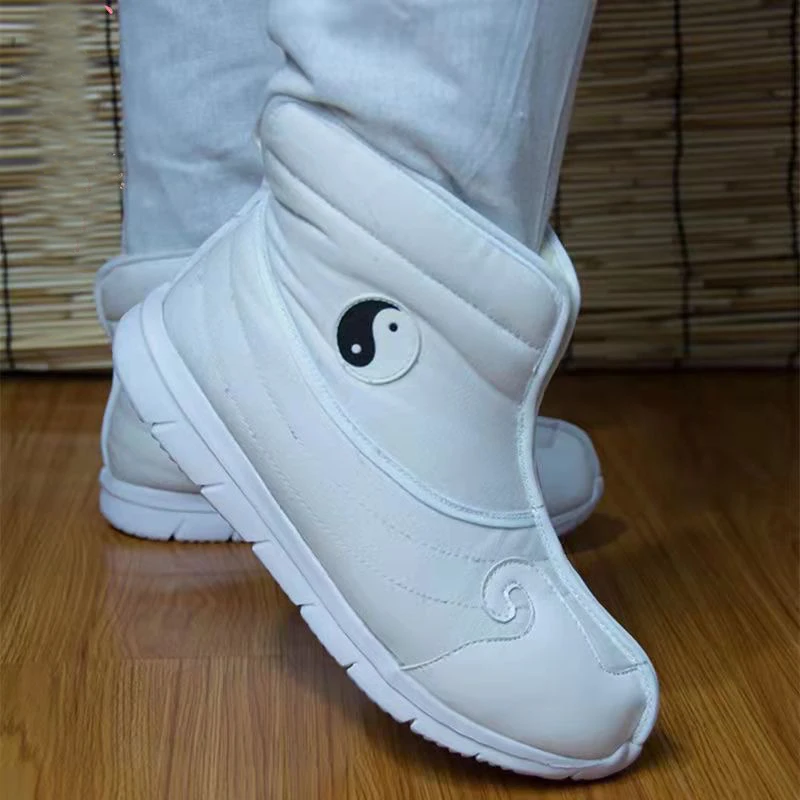 Wudang Taoist Winter Tai Chi Kung Fu Shoes Boots Martial Arts Wing Chun Wushu Sports Taekwondo Karate Sneakers