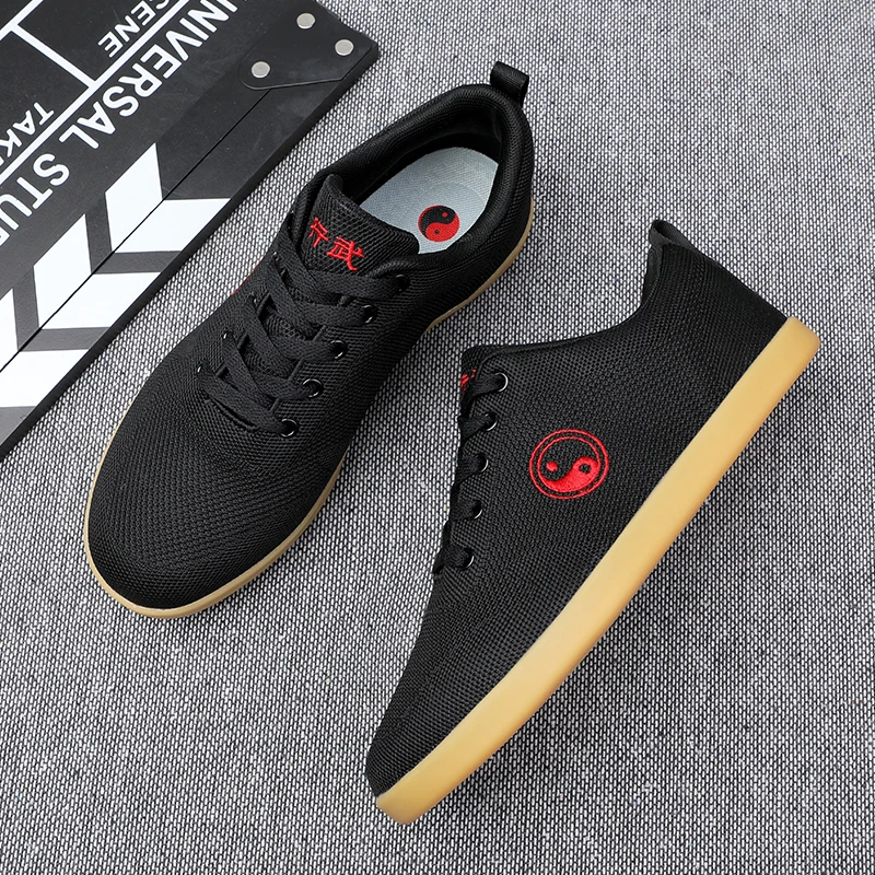 Scarpe Taekwondo Unisex Bambini Adulti Wushu Taekwondo Scarpe Tai Chi Training Donna Uomo Sport Bodybuilding Karate & Taekwondo Scarpe