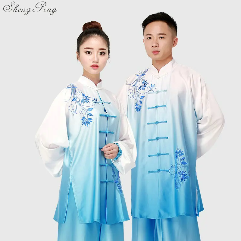 Tai Chi Uniforme Donna Uomo Wudang Tai Chi Abbigliamento Uomo Donna Tai Chi Vestito Cinese Tradizionale Taiqi Wear Wushu V2942
