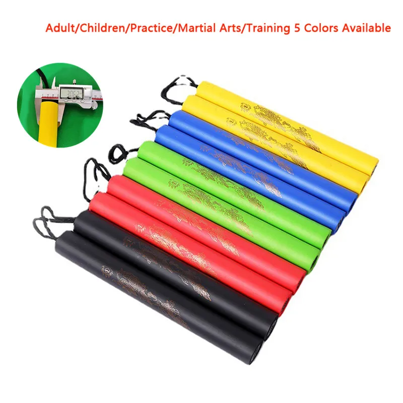 1 Pz Arti Marziali Schiuma Nunchakus Bambini Catene Di Corda Plastica Nunchakus Bambini Kung Fu Wushu Nunchucks Trainer Per Principianti