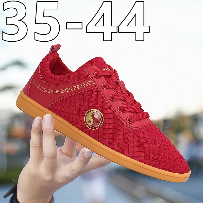 Scarpe Taekwondo Unisex Scarpe Sportive Traspiranti Wushu Taekwondo Kung Fu Tai Chi Uomo Donna Sneakers Karate E Taekwondo