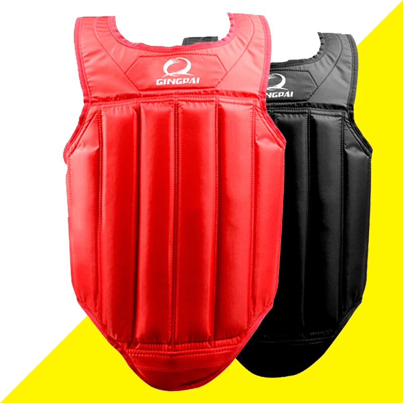 Spedizione Gratuita Mma Chest Guard Wushu Sanda Chest Protector Fighting Chest Guard Wushu Vest Protection Taekwondo Body Protector