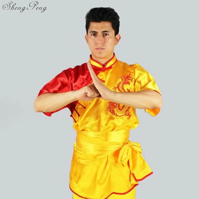 Wushu Abbigliamento Kung Fu Tai Chi Uniforme Kung Fu Uniforme Kung Fu Abiti Wushu Uniforme Chi Kung Bruce Lee Costume Q118