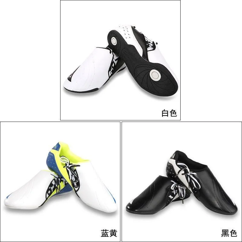 Nuovo Arrivo Uomo Scarpe Di Arti Marziali In Pelle Taichi Karate Scarpa Per Unisex Suola Morbida Scarpa Tradizionale Uomo Donna Wushu Scarpa