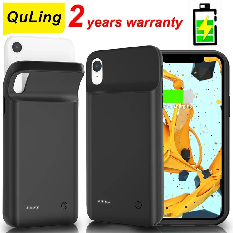 10000Mah Xr Per Iphone Xr Custodia Per Caricabatterie Power Bank Power Case Per Iphone Xr Custodie Per Batterie Cover Per Telefono