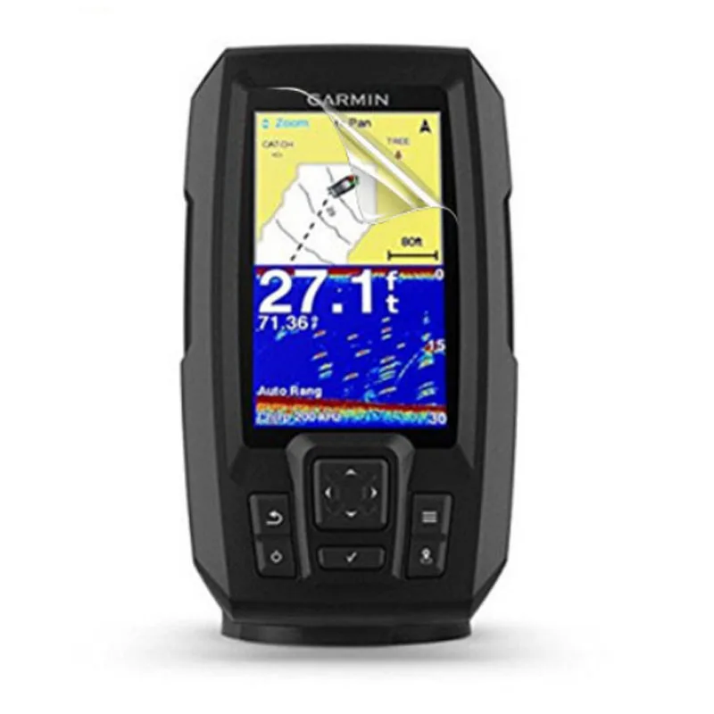 3 X Pet Clear Screen Protector Cover Pellicola Protettiva Per Garmin Attaccante Vivido 4 Cv Plus 4 Fishfinder Tracker Gps Portatile