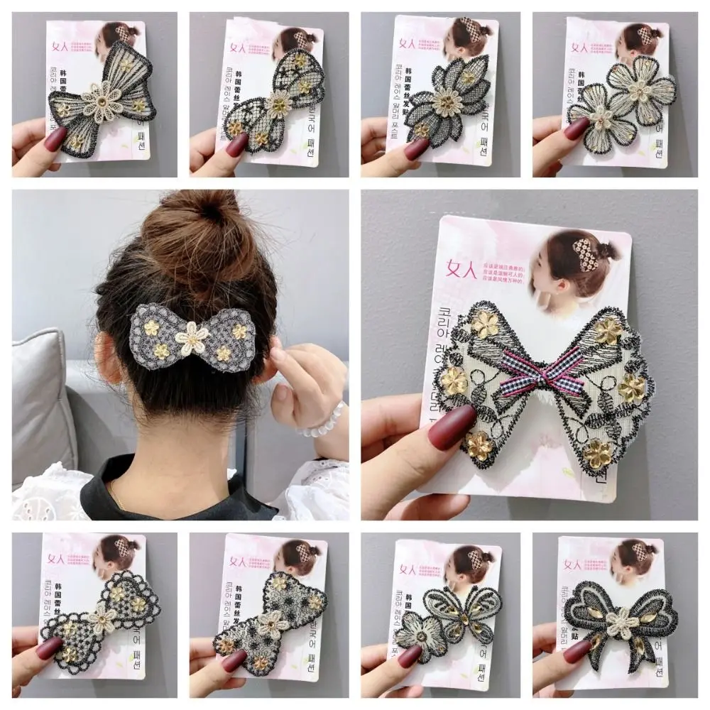 Farfalla Senza Cuciture Pasta Magica Moda Fiore Fiocco Frangia Pasta Fermaglio Per Capelli Copricapo Ragazze