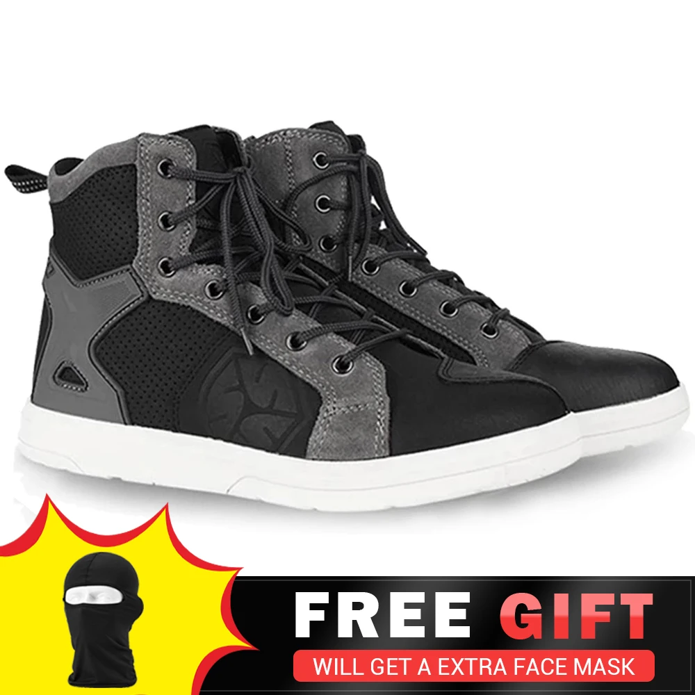 Scoyco Stivali Da Moto Da Uomo Scarpe Da Moto Stivali Da Moto Traspiranti Moto Biker Motocross Touring Scarpe Protettive