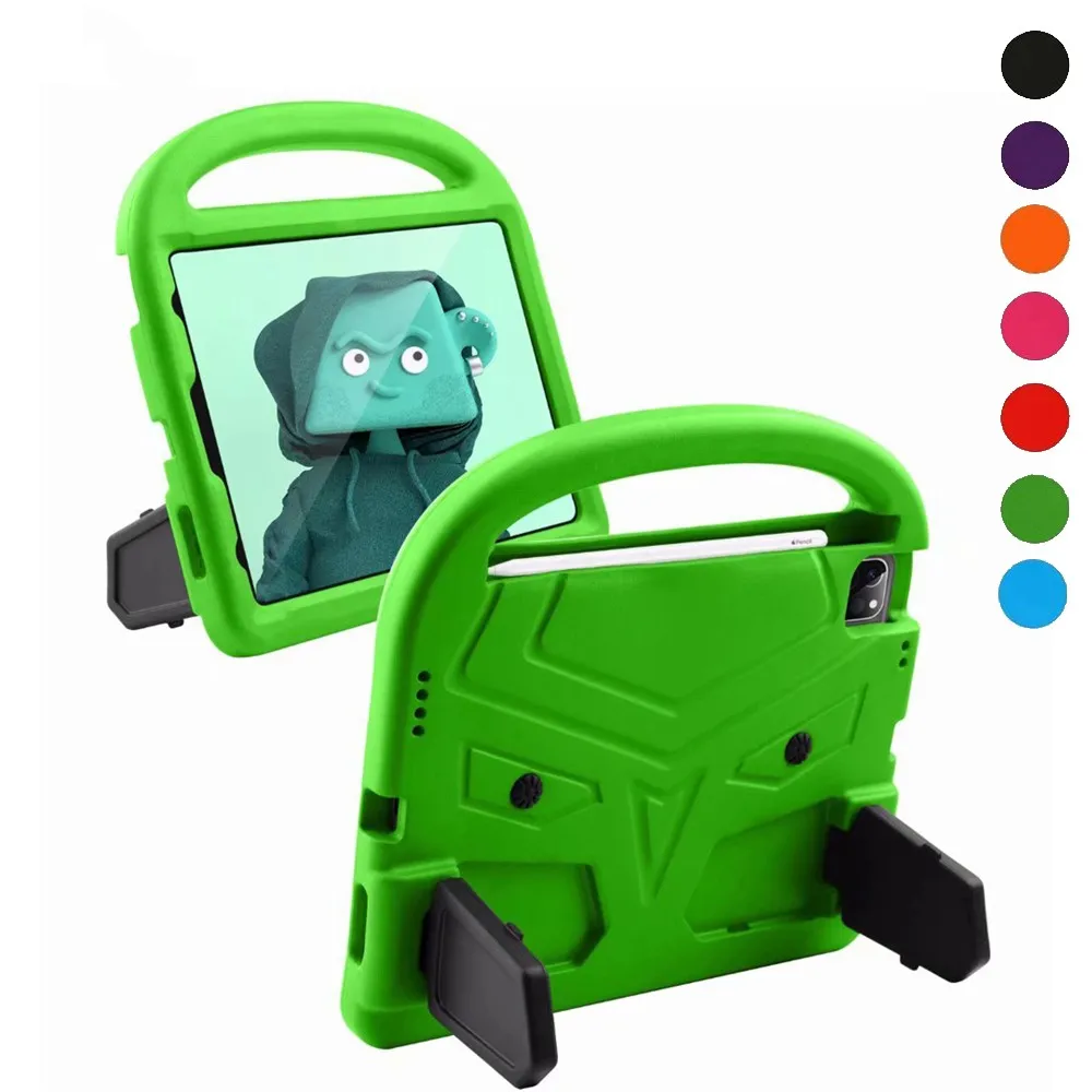 Per Apple Ipad 5 6 Air 2 3 Custodia Per Ipad 10.2 2019 2020 2021 Mini 6 Ipad 9.7 2017 2018 Eva Kids Hand Held Stand Tablet Cover