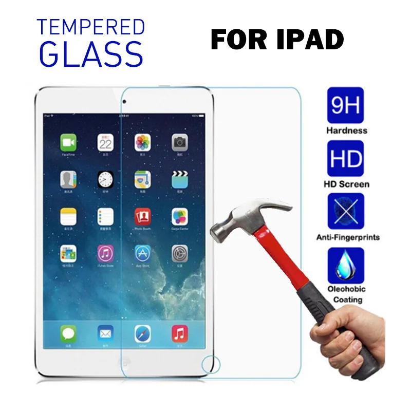 Per Ipad 2 3 4 6 8Th Gen Air 2 Pro 11 2020 Vetro Temperato Per Ipad Air 4 Air 3 10.5 10.2 2019 10Th Mini Screen Protector Flim