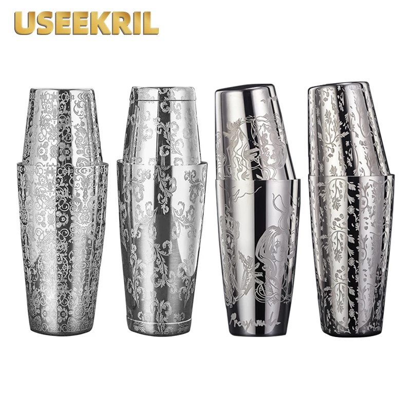 Cocktail Shaker Bar Shaker Boston Shaker Cocktail Shaker Set Cocktail Glass Bartender Accessori Per Home Bar Cocktail Table