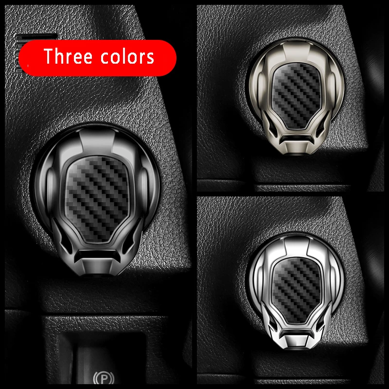 Iron Man Engine Accensione Start Stop Button Cover Sticker Per Ferrari Roma Portofino F8 458 488 599 Gtc4Lusso Sf90 812 F430 Lafer