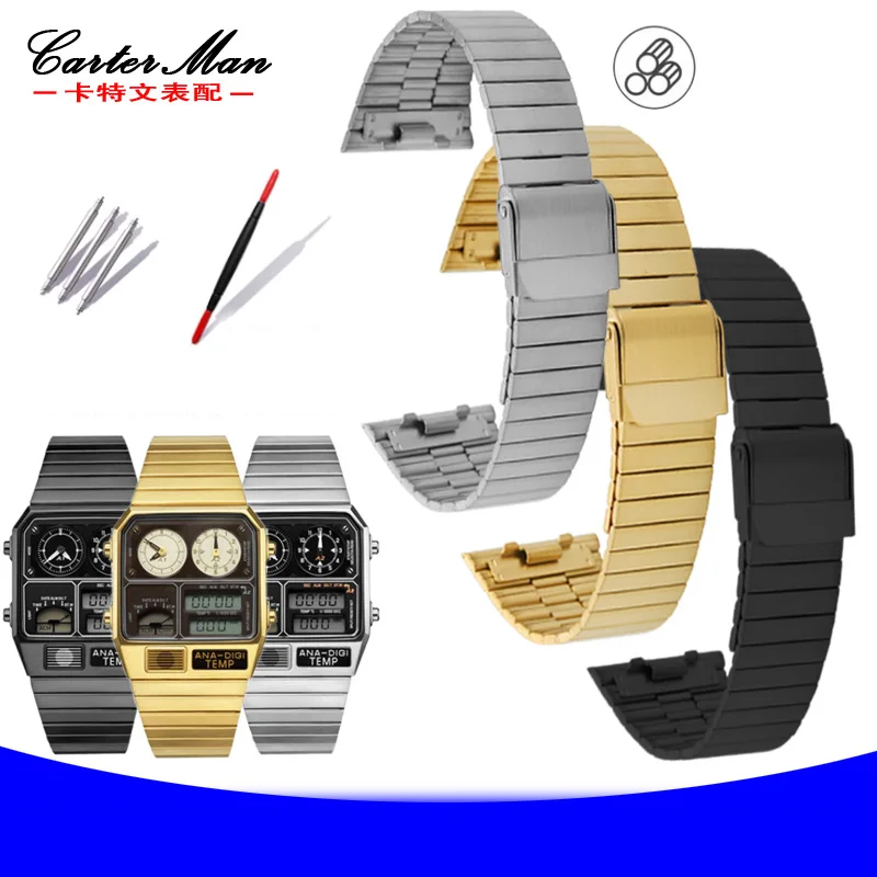 Bracciale Per Citizen Star River Warship Series Jg2101-78E 93E Retro Small Square Precision Steel Watch Strap Accessori 18Mm