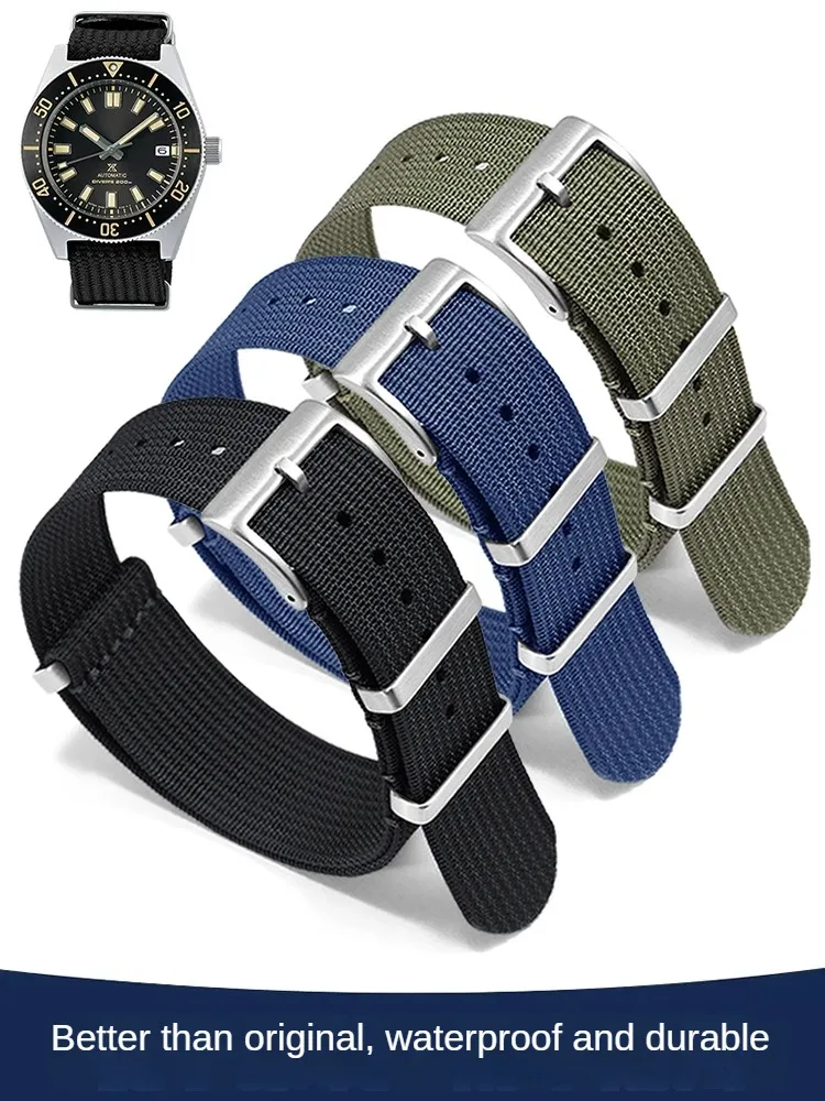 Orologio In Nylon Con Sostituto Adattivo Seiko Diving Watch Citizen Water Ghost Casio Seagull Ocean Star Canvas Bracelet