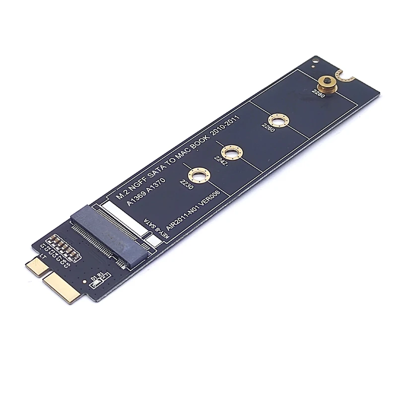 Per Apple Macbook Ssd Adapter 2010 2011 Macbook Air A1369 A1370 M2 Ssd Converter Card Adapter Support 2230 2242 2260 2280 M2 Ssd