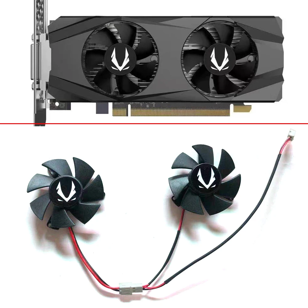 46Mm 2Pin T125010Su(B) 0.32A Geforce Gtx 1650 Gtx1050 Gpu Ventola Per Zotac Gtx Muslimex Mini Gaming Gtx 1650 Basso Profilo