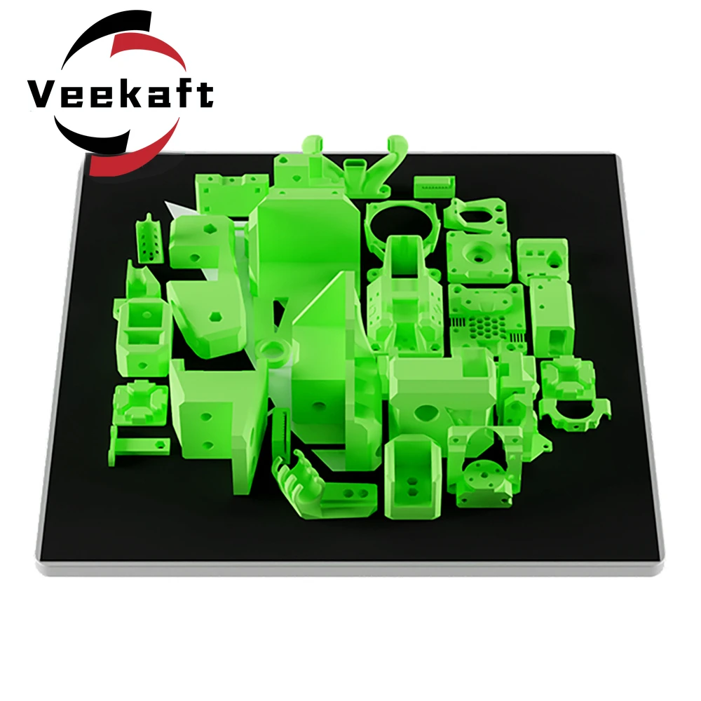 Parti Della Struttura Meccanica Stampate 3D Per L'Impianto Di Perforazione Del Ratto Del V-Minion Per V-Minion Green 3D Printer Abs Printed Parts Kit