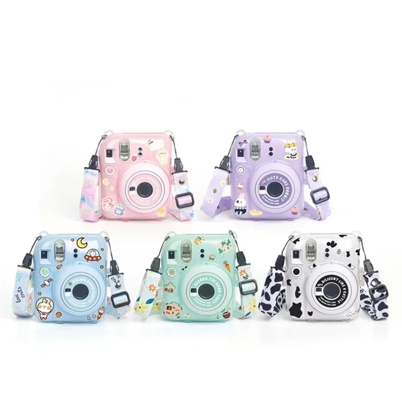 Per Instax Mini 12 Custodia Protettiva Trasparente In Cristallo Per Borsa Fotografica Istantanea Fujifilm Per Instax Mini 12