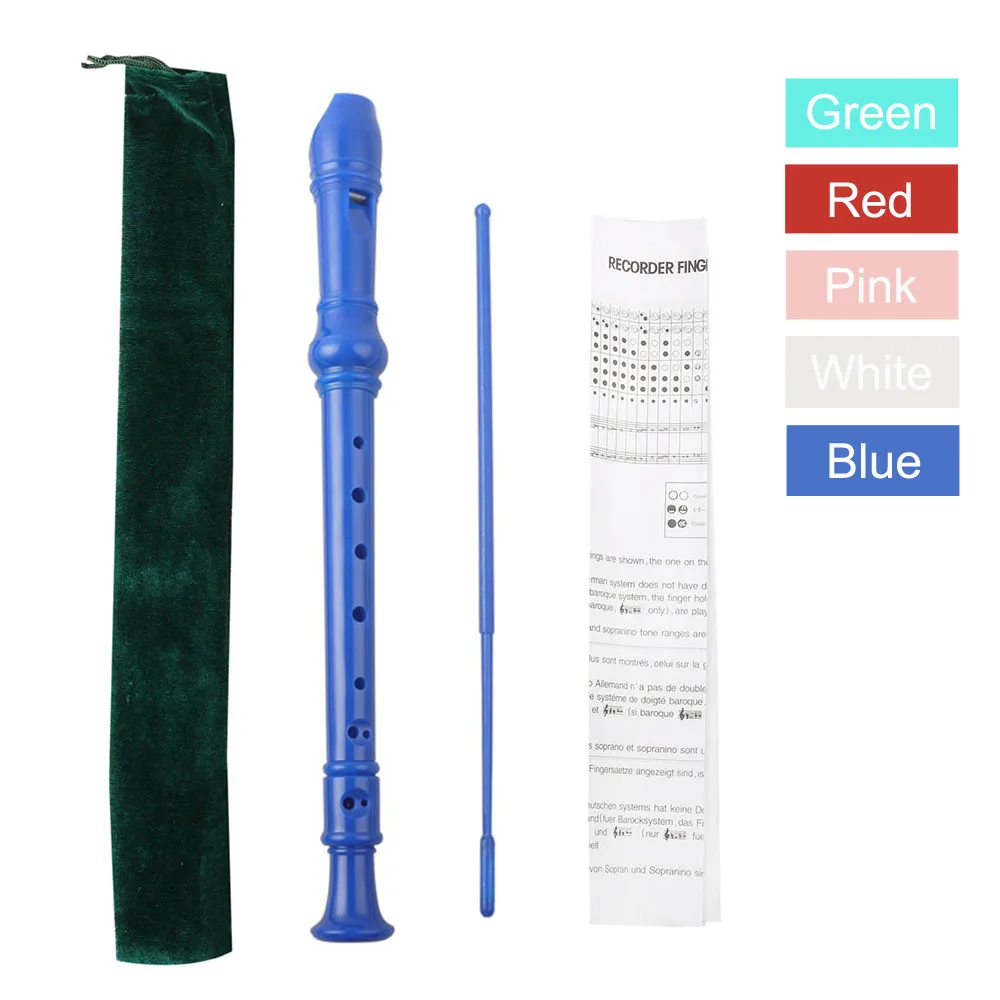 8 Fori Soprano Recorder Lungo Flauto Strumento Per I Bambini Strumento Musicale Educativo Bambini Principianti Soprano Recorder A Fiato