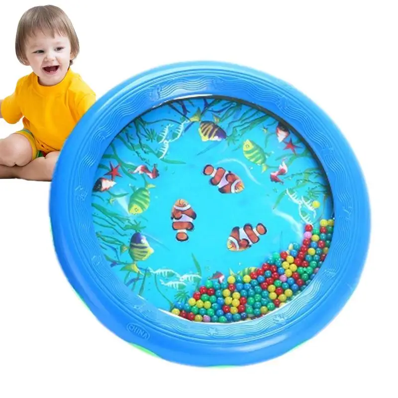 Ocean Sound Drum Musical Educational Drum Instruments Tool Animal Graphic Sea Drum Percussion Drum Toy Gentle Sea Sound